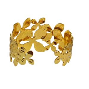 Floral Bloom Cuff Bracelet
