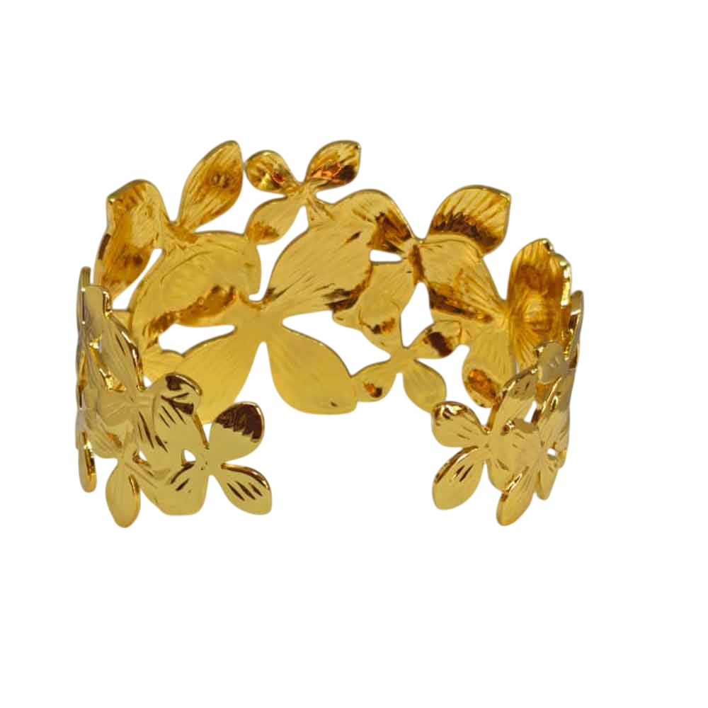 Floral Bloom Cuff Bracelet